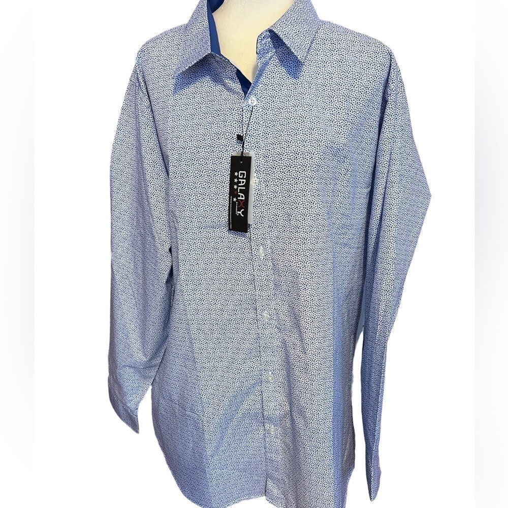 NWT Galaxy by Harvic Button Shirt 2XL